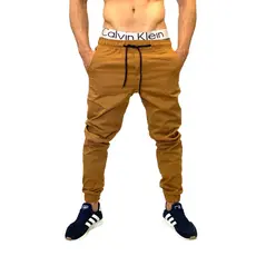 calças jogger masculina caramelo barata