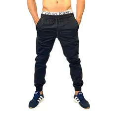 calça masculina Preta jogger Lisas e Rasgadas jeans e sarja frete gratis envio imediato