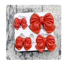 Molde de Silicone Laços para Apliques de Lacinhos para Artesanato e Confeitaria