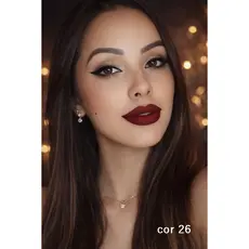Batom Liquido Matte Vermelhos 24 horas 30 horas Linha Confort Max Love