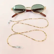 Cordinha Cordão Corrente para Óculos Miçangas Brilhantes, Salva Oculos Sunshine, Glasses Chain