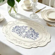 Placemat de Silicone de grau alimentício em relevo almofada de isolamento térmico resistente a altas temperaturas tapete