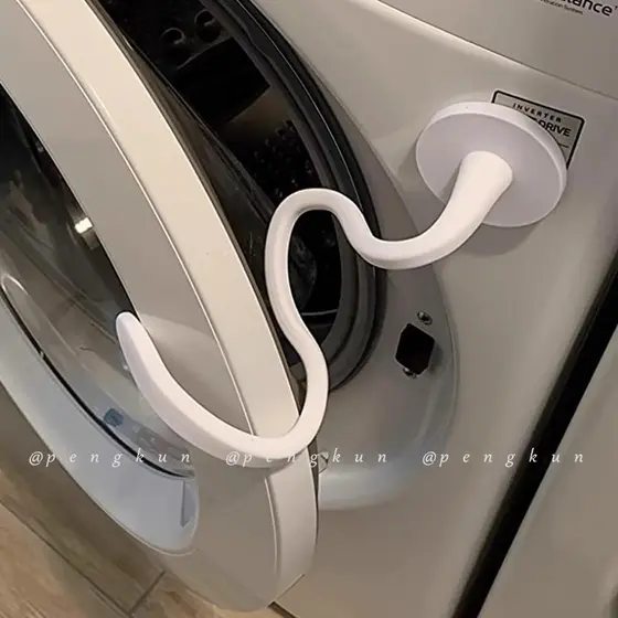 Tambor máquina de lavar roupa porta ventilação magnética Anti-colisão fivela titular máquina de lavar porta rolha porta