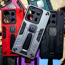 Capa capinha anti impacto com Suporte para Xiaomi Redmi Note 13 Pro 5G / Note 13 4G / Poco X6 5G / X6 PRO - Magnética