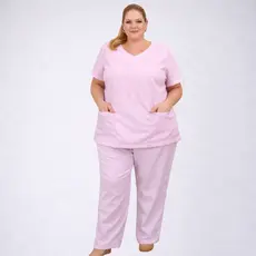 Conjunto Pijama Cirúrgico Feminino Premium Plus Size Uniforme Hospitalar