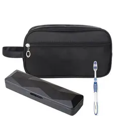 Nécessaire Premium Executiva Nylon Com Porta Escova de Dente