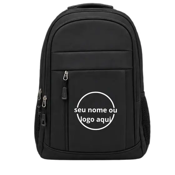 Mochila Bolsa Resistente Executiva Personalizada Logo Nome