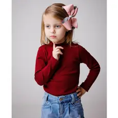 Blusa Gola Alta Manga Longa INFANTIL MENINA 1-2-3