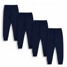 Kit 4 Calças Moletom Peluciadas Infantil Unissex 1 a 16 Anos