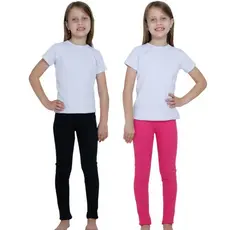 Kit 2 Calça Leggings Infantil Menina Ribana 1 ao 14 Anos Escolar