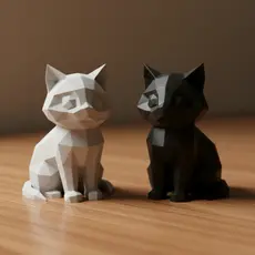 Gatos Decorativos Minimalistas Escultura Decoração Moderna Quarto Sala Presentes Felinos