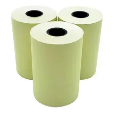Bobina Térmica 57x10 Amarela 58mm P/Cartão Crédito 10 Unidades