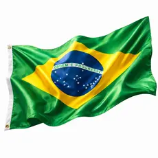 Bandeira Do Brasil Grande Oficial 150cm X 90cm Copa Selecao Mastro com Ilhós