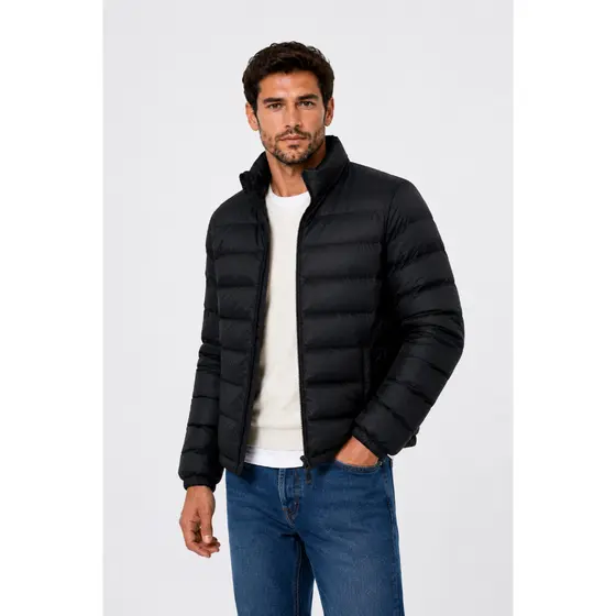 Jaqueta Puffer Blusa Impermeável Para Frio Inverno Masculino Bobojaco Corta Vento