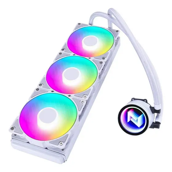 WATER COOLER NEOLOGIC LIQUID COLOR ICE STORM 3.6,INTEL/AMD,ARGB,360MM,BRANCO - NLICE360ARGB