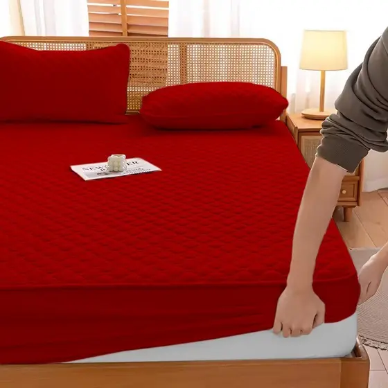 Protetor Impermeável Capa Colchão Matelada Cama Quarto Berço, Solteiro, Casal, Queen, King Elástico