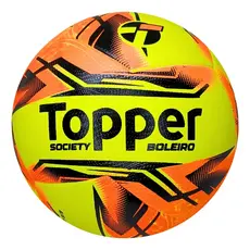 Bola Society Topper Boleiro 2026 Pu Pro Amarelo/laranja Amarelo/laranja