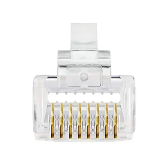 CONECTOR RJ45-EZ 8 VIAS 8 CONTATOS CAT.6E 100 UNIDADES