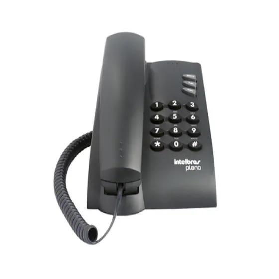 Telefone Intelbras Preto