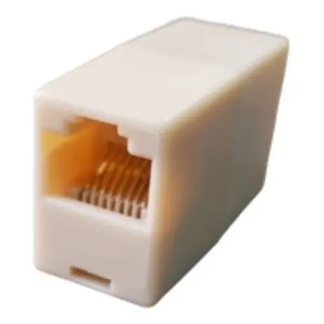 Emenda Rj45 Lan 8x8 Fêmea X Fêmea P/ Cabo Rede