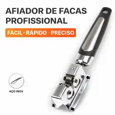 Amolador Afiador De Facas  Aço Inox Profissional, Pratico Para Sua Cozinha Original SQ Qualidade