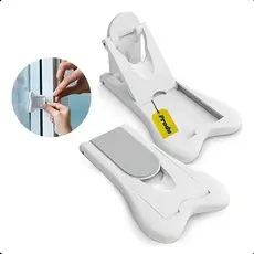 Trava de Segurança para Porta de Correr Janela e Box Kit 2 Peças Proteção Criança e Bebê Produ