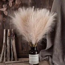 10/20/30 Peças Plumas Capim de Pampas Plantas Artificiais Decoração Casamento