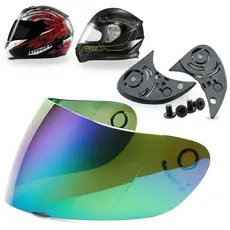 Viseira Camaleão Polivisor P/ Capacete Ls2 FF350 + Reparos Laterais