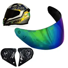 Viseira Camaleao Capacete Norisk Ff391 + Kit Fixaçao Reparo