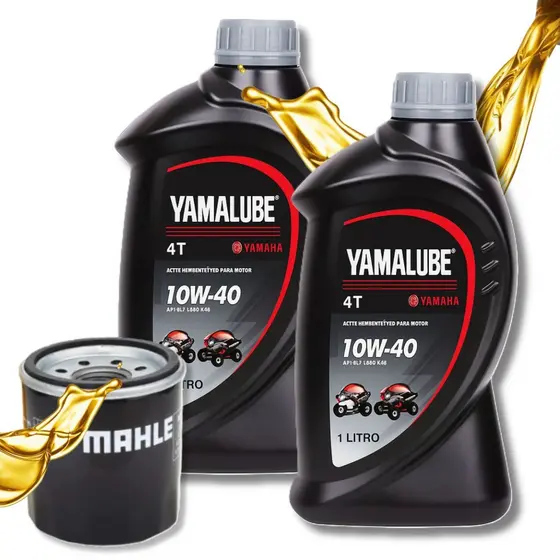 Troca de Óleo Yamalube 10w40 2 Litros + Filtro