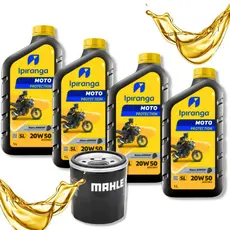 Troca de Óleo P/ Suzuki Inazuma 250 / Gladius 650 Ipiranga 20w50 Mineral + Filtro