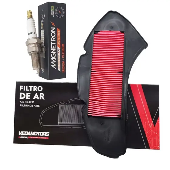 Filtro de Ar e Vela Iridium Nmax 160 2016 A 2020