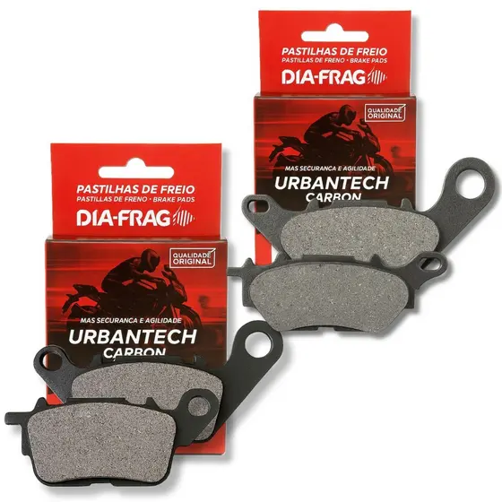 Kit Pastilhas de Freio Nmax 160 Com Abs 2017-2025 Diafrag