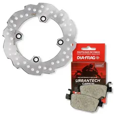 Disco de Freio Traseiro Adv 150 2019-2024 + Pastilhas Diafrag