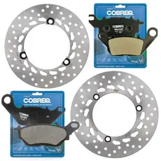 Kit Discos de Freio Nmax 160 Abs 2017-2026 + Pastilhas Cobreq