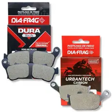 Kit Pastilhas de Freio Xre 300 Com Abs 2009-2018 Diafrag