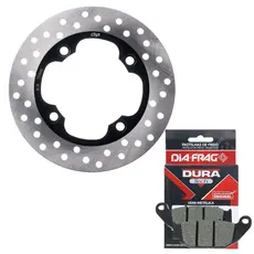 Disco de Freio Traseiro Xre 300 Com Abs 2019 A 2024 + Pastilhas Diafrag