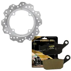 Disco de Freio Traseiro Cb 500x / Cb 500f / Cbr 500r + Pastilhas Cobreq (Cerâmica)