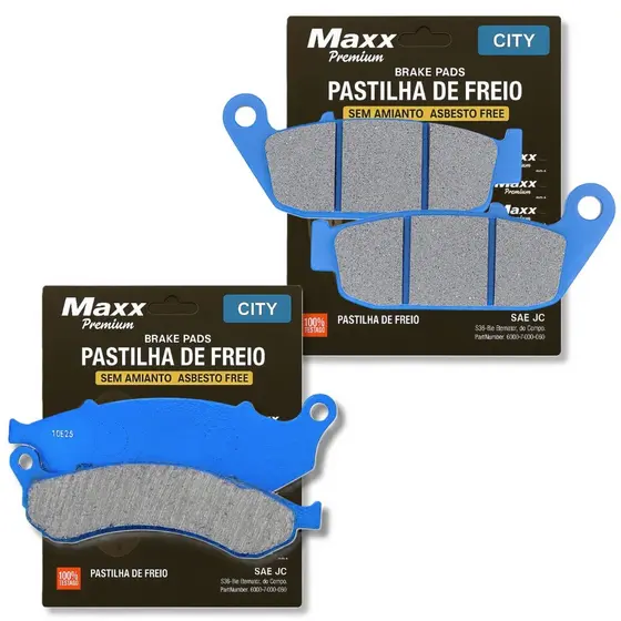 Kit Pastilhas de Freio P/ Haojue Chopper Road 150 Cbs