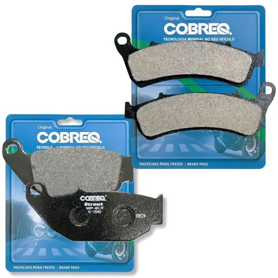 Kit Pastilhas de Freio P/ Haojue Dr 160 Cobreq