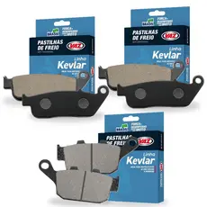 Kit Pastilhas de Freio Cb 650f / Cbr 650f Até 2019 Ecopads Vaz