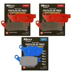 Kit Pastilhas de Freio Cb 600f Hornet Sem Abs 2002-2007