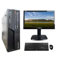 computador thinkcenter core 2 duo ddr3 4 GB + teclado/mause/monitor 17