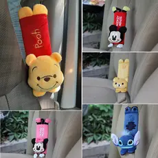 1pc  almofadas fofas de desenho animado cinto de segurança para carro cinto de segurança alça de ombro almofada mochila