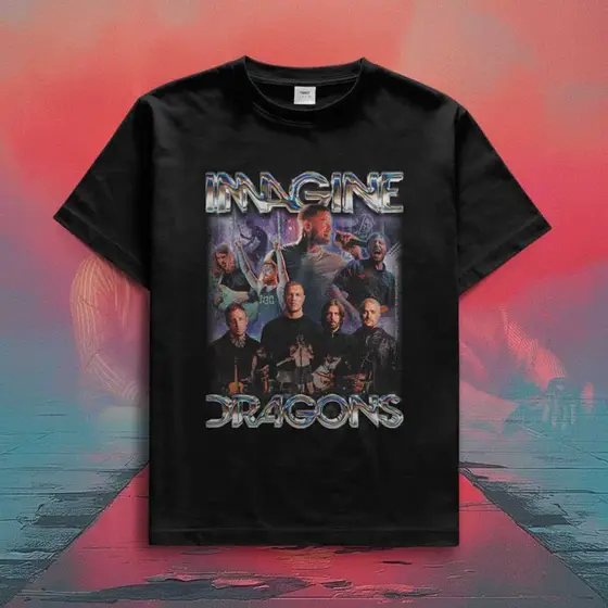 Camiseta Imagine Dragons | Loom World Tour [básico e plus size]