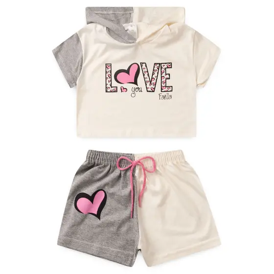 Conjunto Infantil Menina Verão 2 ao 14  - PRONTA ENTREGA
