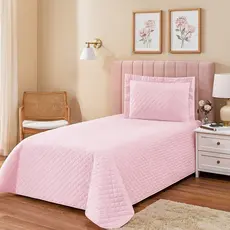 Kit Colcha Cobre-leito 2 Peças Solteiro Menina Promoção Colcha Menina Menino Protetor Colchão