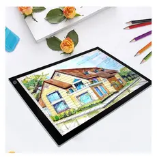 Mesa De Luz A4 OU A3 3 NÍVEIS DE ILUMINAÇÃO Para Desenho E Transposição - Led Branco