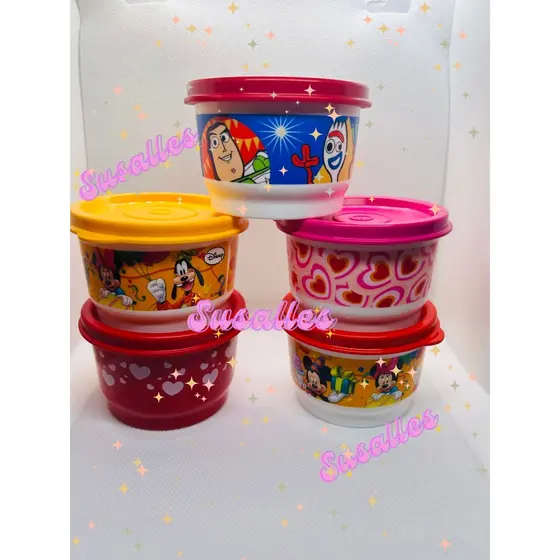 Potinho Tupper 140 ml Infantil Diversas Estampas Disney Mickey Toy Story Tupperware® Importado