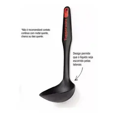 Concha Essencial Preta e Laranja Utensílio Tupperware Importada